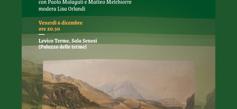 La locandina dell'ultimo evento con il titolo, luogo e data